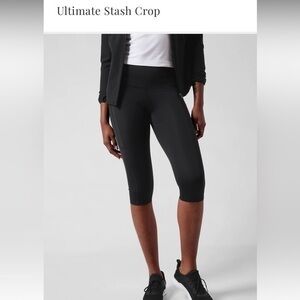 Athleta Ultimate stash pocket crop leggings